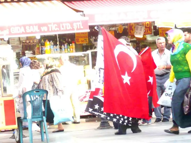 "Despair looms as Palestinian mother embarks on journey for food, leaving her concerned children...