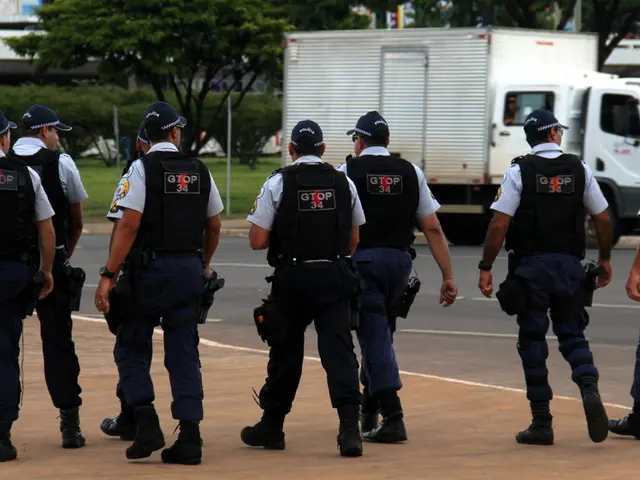 Police encounter dangerous situation as man armed with knife attempts assault; Distance...