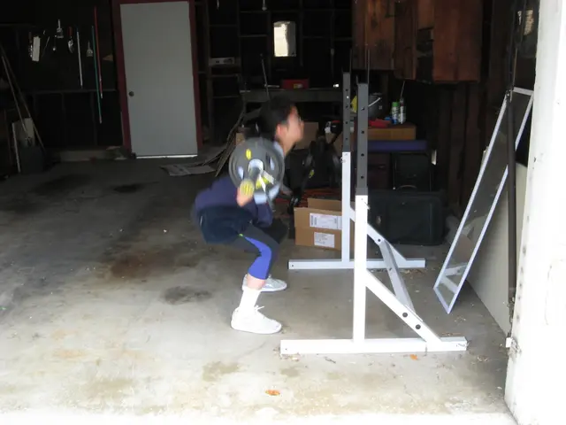 Beginning with the heaviest weights, workout progressed to the lightest - a description of the...