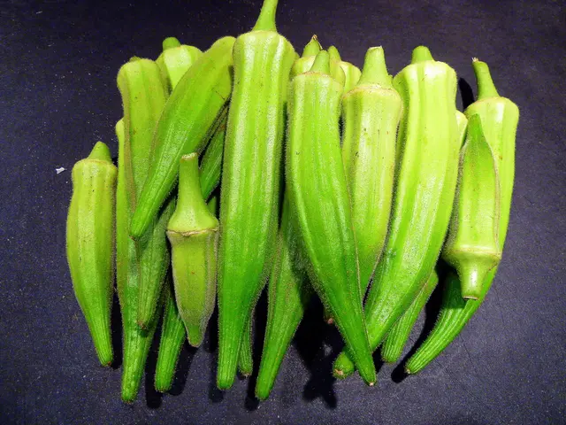 In this picture we can see some lady fingers are placed.